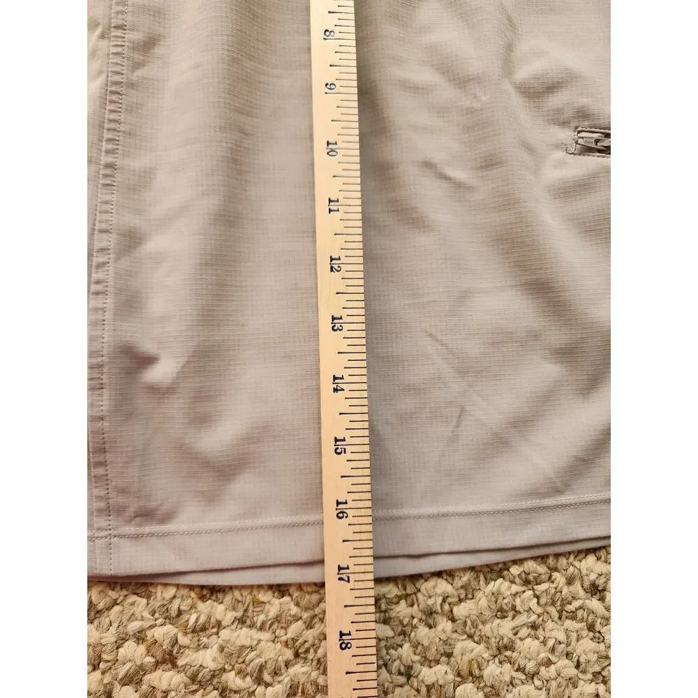 ORVIS Skort Women's XL Gray Lightweight Stretch Zipper Pocket Outdoor Activewear